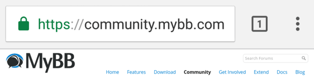 Chrome for Android UI's HTTPS indication